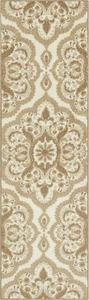 Vivian Medallion Runner Rug - Made in USA - Washable, Non Slip, Indoor Carpet fo - Picture 1 of 12