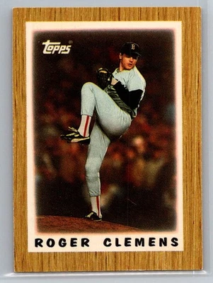 1987 Topps Major League Leaders Minis #42 Roger Clemens - VG - Boston Red Sox - Image 1 of 2
