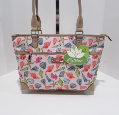 Lily Bloom Coastal Seashells Janet Tote Shoulder Bag NWT - Image 1 of 4
