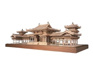 Woody Joe 1/75 Byodoin Phoenix Hall Kit de montaje de modelo de madera - Imagen 1 de 3