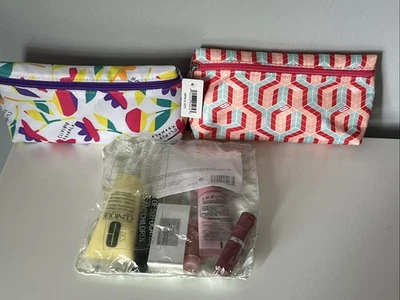 Clinique 7 piezas Bonus Set ¡NUEVO!  + 2 bolsas (Donald Robertson y patrón geográfico Foto 1 de 3