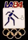 Insigne épingle olympique de tennis ~ Los Angeles ~ 1984 ~ LA