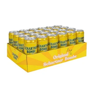 SCHARTNER BOMBE Zitrone, fruchtig spritzige Limonade, inkl. Pfand (24 x 330ml) - Bild 1 von 5