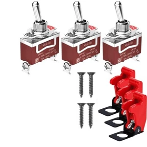 3 Gang Wipp Kippschalter 15A 250V EIN/Aus Metallschalter KN3C-101 - Bild 1 von 1