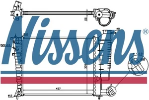 NISSENS Engine Coolant Radiator - 613671 - Picture 1 of 8