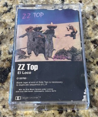ZZ TOP- EL LOCO CASSETTE WB M5 3593 TUBE SNAKE BOOGIE - Image 1 of 4