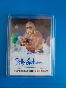 Superstar Billy Graham Red Origins Autograph Card 2022 Panini WWE Chronicles 