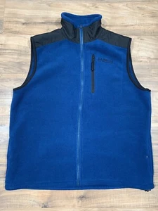 LL Bean Para Hombre Chaleco de Lanza Azul Grande Alto Cremallera Completa Hecho en EE. UU. De Colección - Imagen 1 de 9