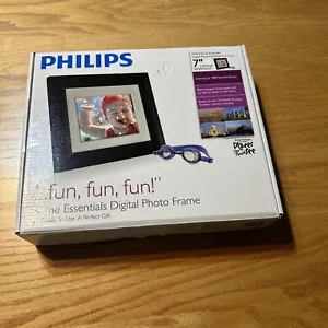 Philips Home Essentials Digital LCD Photo Frame 7”Black Frame SPF3007D/G7 - Picture 1 of 6
