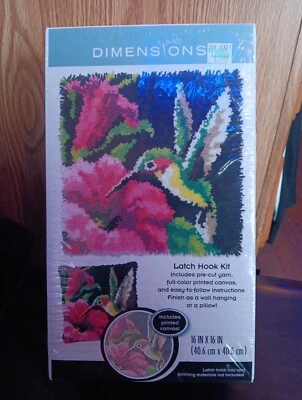 Latch Hook Kit By Dimensions. (16inX16in) From Hobby Lobby - Image 1 of 4