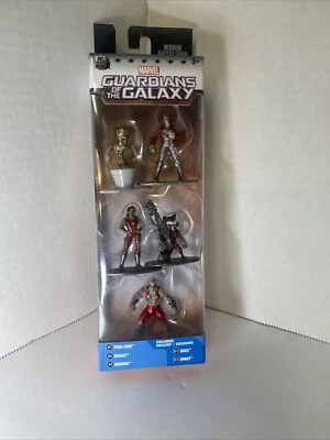 Jada Nano Die Cast Marvel Guardianes de la Galaxia 5 figuras Die Cast Set Foto 1 de 3