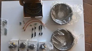 BRAKE UPGRADE FRONT conversion kit 7" austin a30 a35 TO 8" MORRIS MINOR no disc - Picture 1 of 3