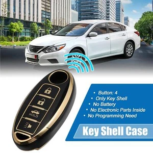 Silicone Car Smart Key Fob Case Cover for INFINITI QX80 2014 Protector Black - Picture 1 of 7