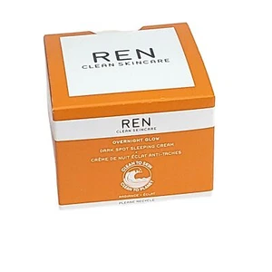 Crema para dormir Ren Clean Skincare Overnight Glow manchas oscuras 1,7 fl. oz. 50 ml. Completo - Imagen 1 de 4
