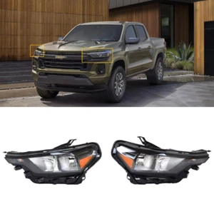 Left +Right Side Halogen Headlight Assy For 2023-2025 Chevrolet Colorado - Bild 1 von 14