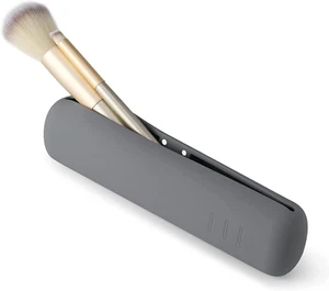 Travel Makeup Brush Holder with Strong Magnetic Buckle, Silicone Make up Brush P - Picture 1 of 12
