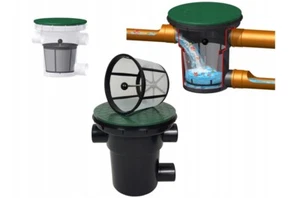 Regenwasserfilter Vorfilter Zisternenfilter Überlauffilter Erdtank Gartenfilter - Bild 1 von 3