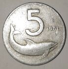 Moneta Repubblica Italiana - 5 Lire Delfino 1951 - Buono Stato Mb/Bb