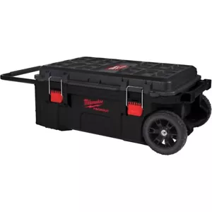 Milwaukee PACKOUT rollende Werkzeugtruhe Aufbewahrung Organizer schlagfest schwarz UK - Bild 1 von 8