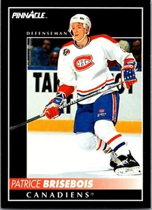 1992-93 Pinnacle - #153 Patrice Brisebois - Picture 1 of 2