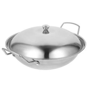 Stainless Steel Household Pan Home Dry Pot Cooking Restaurant - Picture 1 of 12