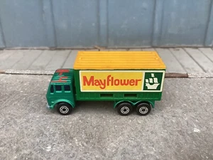 Matchbox Lesney Superfast Mercedes Container Truck Green Mayflower #42 - Picture 1 of 6