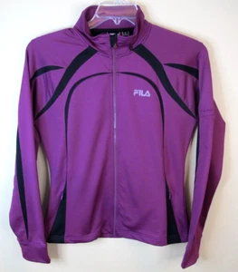 Fila Sport Full Zip Purple Track Jacket Women's Size Medium - Picture 1 of 9