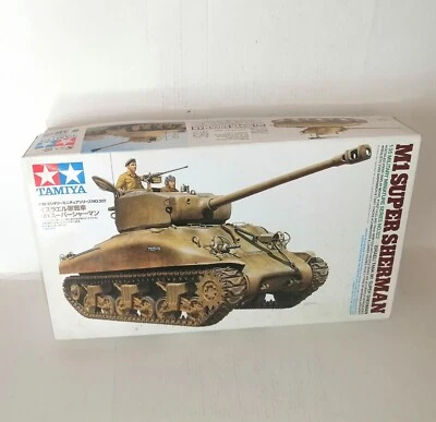 TAMIYA 1/35 CARROARMATO M1 SUPER SHERMAN KIT MONTAGGIO N0.322 - Immagine 1 di 2