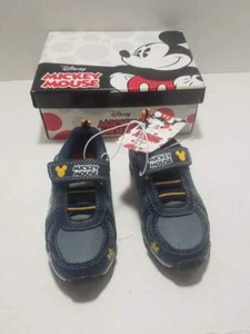 Disney Mickey Mouse Toddler Shoes 7 Gray New - Picture 1 of 5