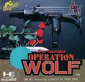PC Engine Hu Card Software Operation Wolf