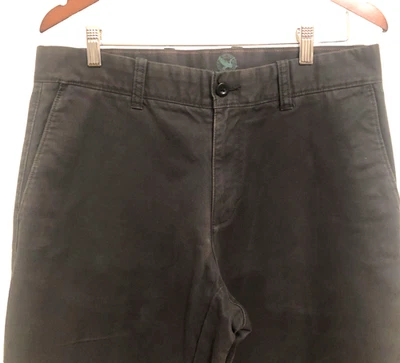 Eddie Bauer Men’s 33x32 Canvas Utility Chino Slate Grey 100% Cotton Heavy Duty - Image 1 of 4