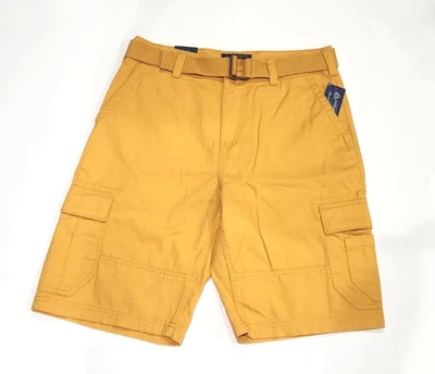 New American Rag Men's Size 29 Gold Medal Relaxed Cotton Belted Cargo Shorts - Image 1 of 4