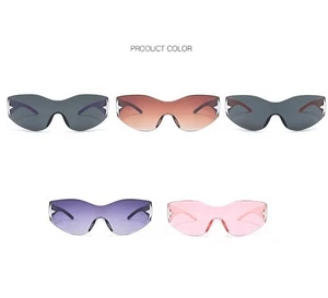 Lo último Gafas de sol para niñas Moda Gafas de sol Deportes al aire libre Ajuste cómodo para formas faciales - Imagen 1 de 17