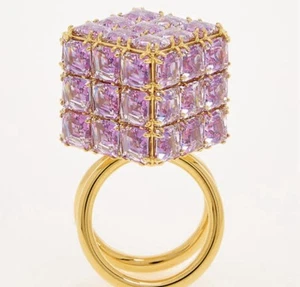 SWAROVSKI Curiosa Cube Cocktail Ring NEW in Box - Picture 1 of 3