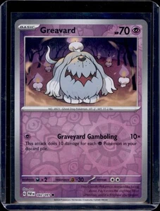Holograma inverso Greavard SV: Paldean Fates Pokémon #042/091 casi nuevo+ - Imagen 1 de 2