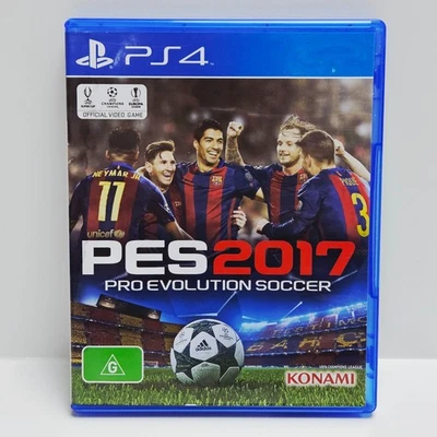 PES 2017 Pro Evolution Soccer - Sony PlayStation 4 PS4 Game VGC Complete - image 1 of 4