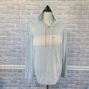 Faherty Sunwashed Midweight Organic Cotton Hoodie Sky Surf Stripe NEU XL Coastal - Bild 1 von 9