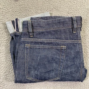 Pantalones de mezclilla con ribete Todd Shelton para hombre 36x30 (37x30) lavado oscuro calce atlético - Imagen 1 de 22