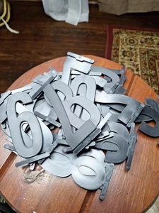 Numeri neri in plastica da 4 pollici (40) - Foto 1 di 4