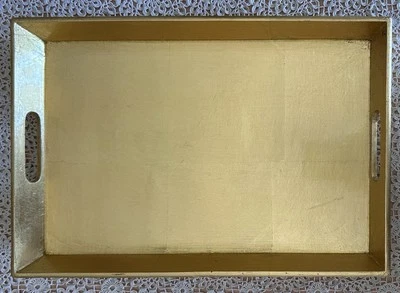 Bandeja de servir de colección MCM Laca Ware con mango de hoja de oro Japón ¡Excelente estado! Foto 1 de 4