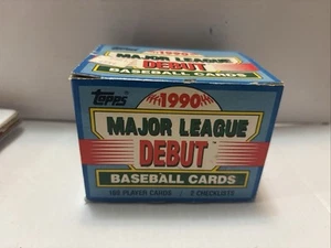 1990 Topps Major League Debut Baseballkarten-Set neu nie geöffnet kostenloser Versand - Bild 1 von 1