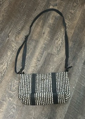 Bolso de Mano Sun n Sand Vertical Rayas Estampado de Leopardo Cartera Correa para el Hombro Foto 1 de 4