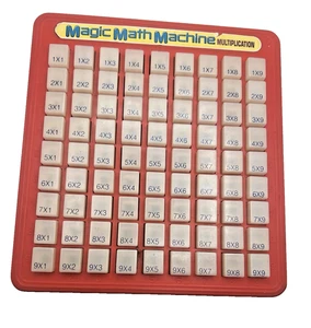 Vintage 1988 Magic Math Machine Multiplication Lanard Toys Ltd. Made In Macau - Picture 1 of 4
