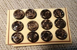 Card Vintage Art Deco Galalith? Buttons X 12 - Picture 1 of 2