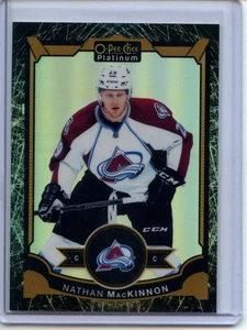 2015-16 OPC O-Pee-Chee Platinum Hockey BLACK ICE #95 Nathan MacKinnon #76/99 - Picture 1 of 2