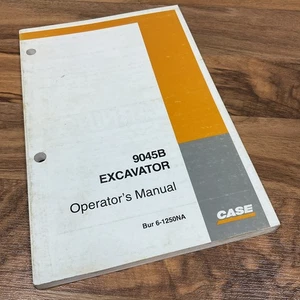 ORIGINAL Case 9045B Bagger Bedienhandbuch Besitzer Wartung - Bild 1 von 8