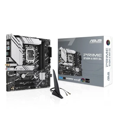 ASUS PRIME B760M-A WiFi D4 Intel LGA 1700, 4 x DIMM DDR4, 1 x Display Port, 2 x - Image 1 of 4