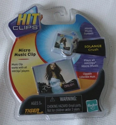HITCLIPS Solange "Crush" Chip Tiger Hasbro HTF Hit Clips Vintage Music Nib New - Image 1 of 3