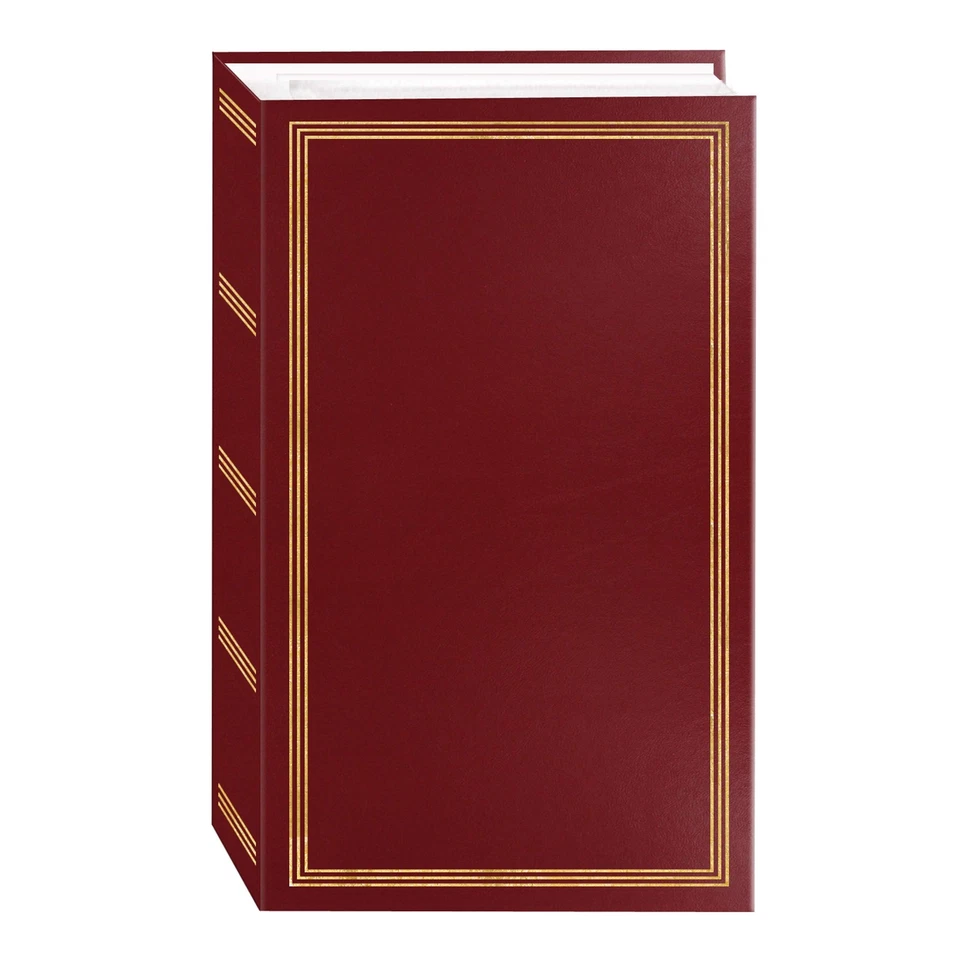 3-Ring Pocket Burgundy Album For 504 Photos - 4"X6" - Image 1 of 4