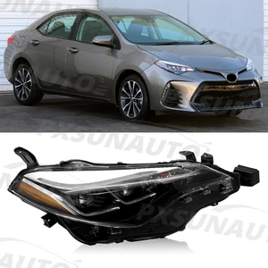 Right Headlight Passenger Side Headlamp For 2017 2018 2019 Toyota Corolla SE XSE - Picture 1 of 10